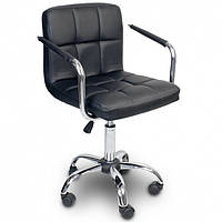 Барный стул Hoker Just Sit ASTANA PLUS регулируемый стульчик кресло для кухни, барной стойки А6859чер-7