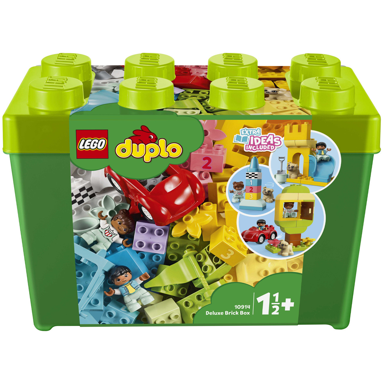 Блоковий конструктор LEGO DUPLO Большая коробка с кубиками (10914) Лего Дупло 85 деталей