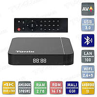 Смарт ТВ приставка Tanix W2 2/16 Гб Smart TV Box Android 11 Андроид ТВ бокс Б0892-7