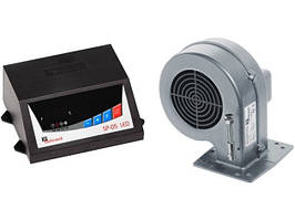 Автоматика для твердотопливных котлов KG ELEKTRONIK SP-05+вентилятор DP-02 (комплект)