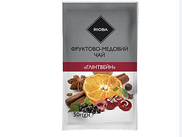 Фруктово-медовий чай Rioba Глінтвейн 50г 12шт упаковка