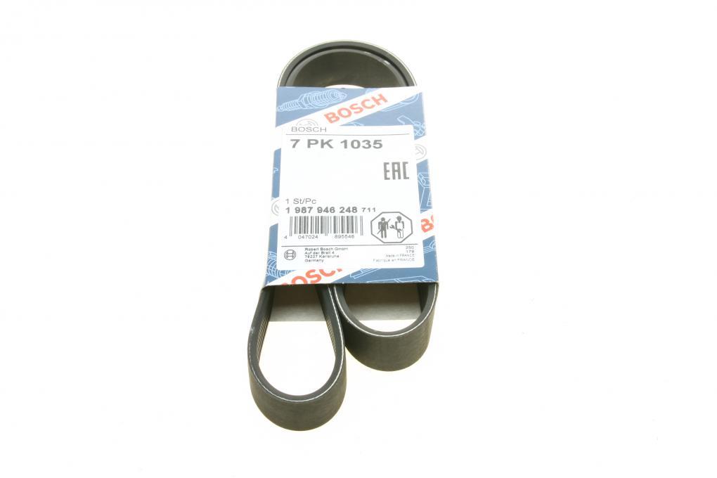 Ремінь генератора Renault Clio III/Modus/Twingo 1.2 05-/BMW 7 (E38) 5.4 94-01 (7PK1035) 1 987 946 248 UA62