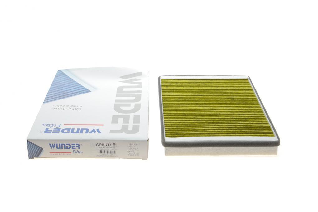 Фільтр салону MB A-class (W168) 97-04 (вугільний) WUNDER FILTER WPK 711 UA61, фото 1