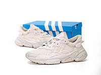 Женские кроссовки Adidas Ozweego (белые рефлектив) красивые стильные легкие кроссы Адидас Озвиго Y14377