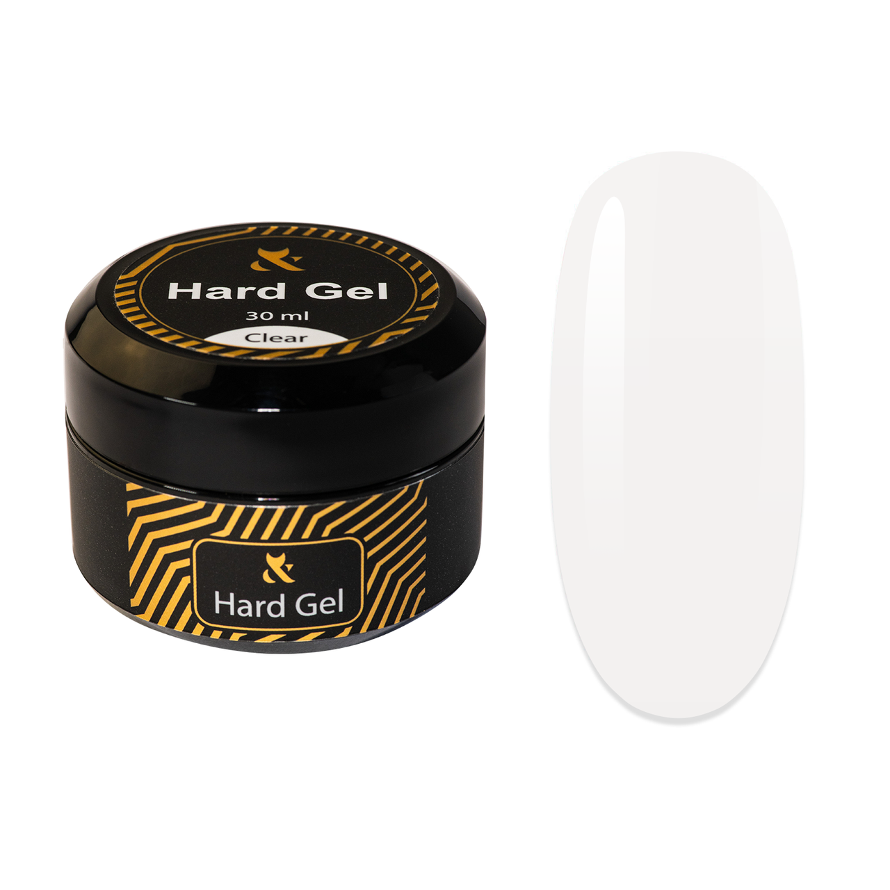 Моделювальний гель для нарощування — FOX Hard Gel Clear (прозорий), 30 мл