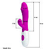 Вібратор зі стимуляцією клітора Rabbit для вагінально-кліторальної стимуляції, фото 2