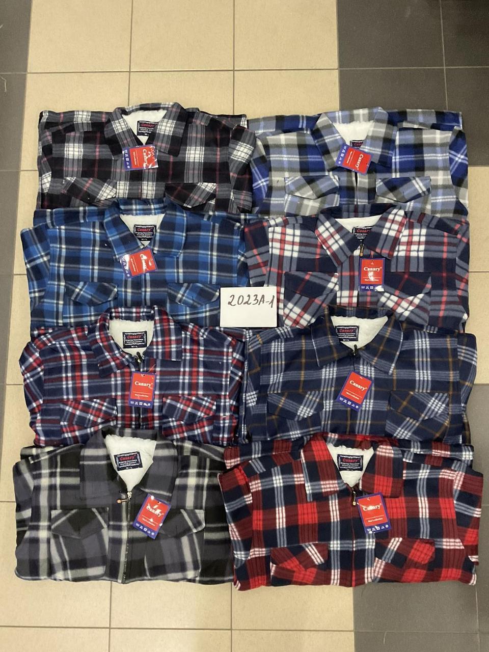 Чоловіча куртка-сорочка на хутрі Canary 2023А-1