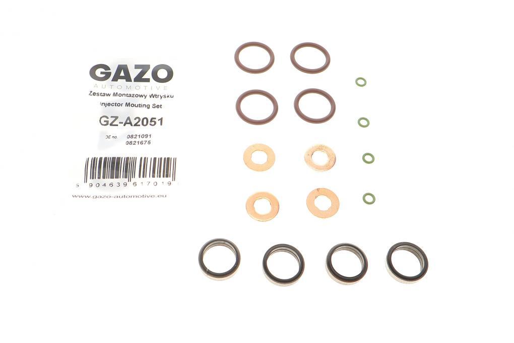 Ремкомплект форсунки Opel Astra G 2.0-2.2 DI 98-05 (к-к-т на 4шт) GAZO GZ-A2051 UA61