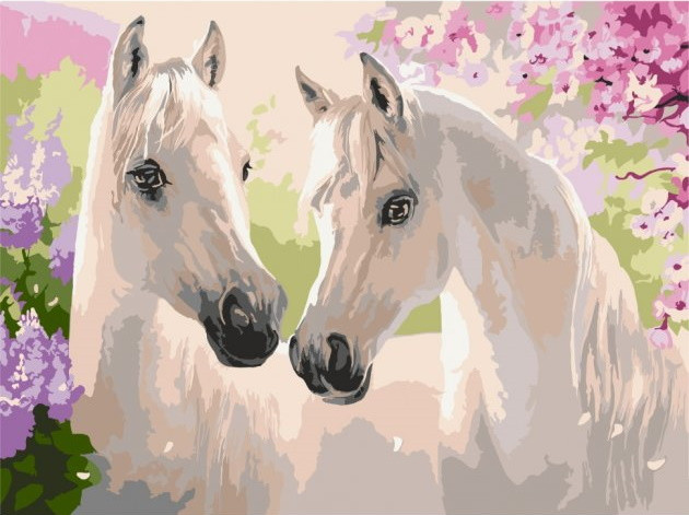 Картина за номерами Пара коней 30*40 см ArtCraft 11664-NN