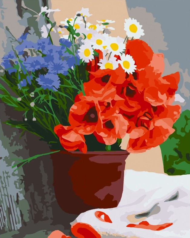Картина за номерами Квіти червня 40*50 см Art Craft 12149-AC