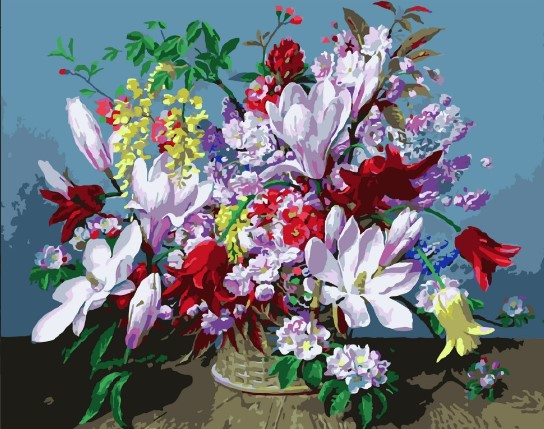 Картина за номерами Весняний букет. КВІТИ 40*50 см Art Craft 12153-AC