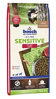 Корм Bosch Sensitive Ягня та рис для чутливого травлення 15кг, дорослих собак схильних до алергії
