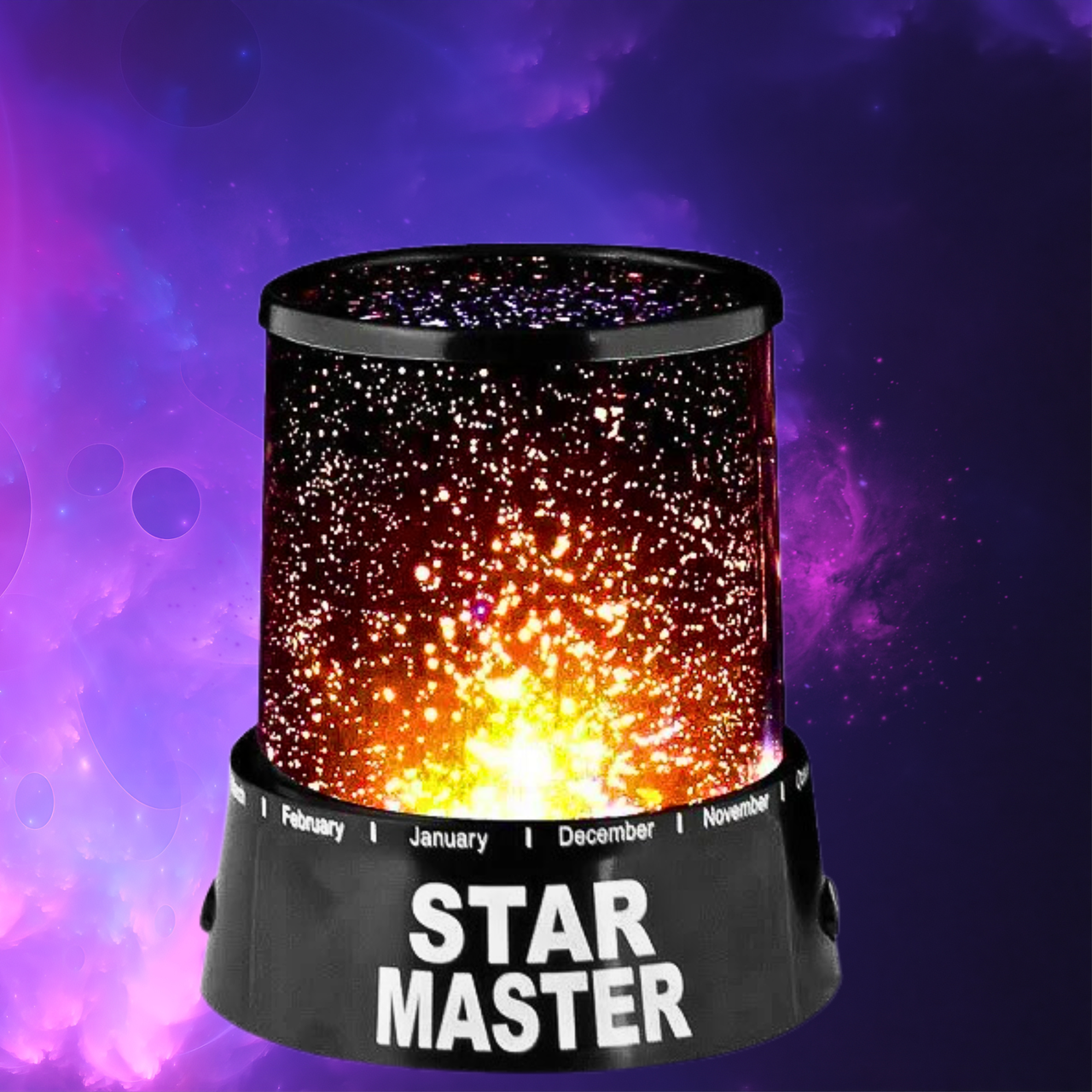 Нічник проектор дитячий зоряне небо SmartUS Star Master Pink
