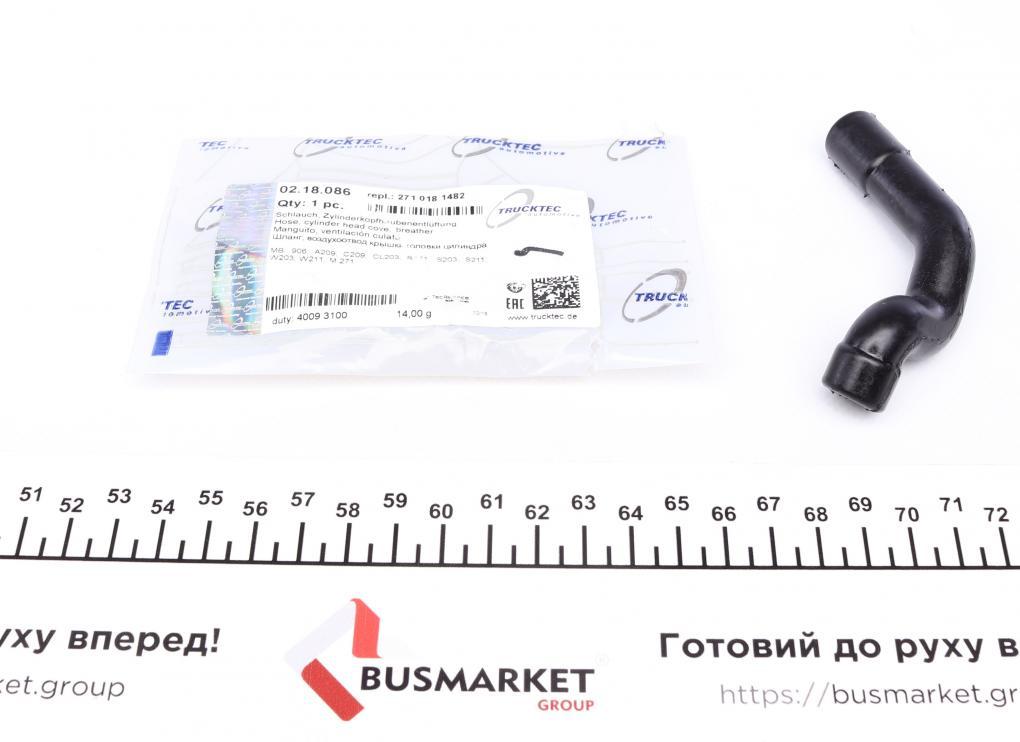Патрубок вентиляції картера MB Sprinter M271 08- TRUCKTEC AUTOMOTIVE 02.18.086 UA61
