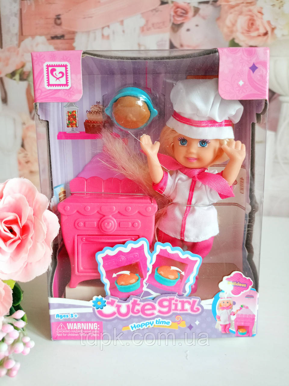 Лялька Mini doll куховар з пічкою, фото 1