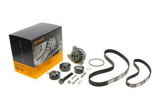 Комплект ГРМ + ТНВД + помпа VW LT 2.5SDI/VW T4 2.5 TDI 96-06 (26.4x122z/20.8x81z) (3 ролика+ CT939WP11PRO UA62