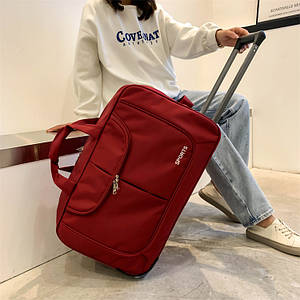 Дорожня сумка на колесах Чоловічі та жіночі портативні сумки-візка для багажу (тільки гуртом)