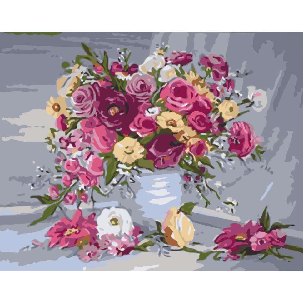 Картина за номерами ЛІТНЯ АКВАРЕЛЬ. КВІТИ 40*50 см Art Craft 13020-AC