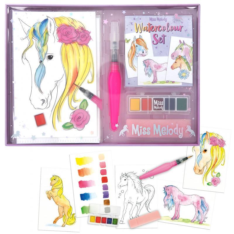 ТОР Model набір для малювання акварельними фарбами Miss Melody Watercolour Set 12107