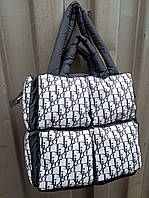 Женская стеганая дутая сумка Dior, дутик, сумка на молнии, стильная сумка, модная сумка Dior