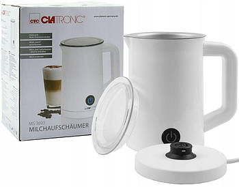 Спінювач молока Clatronic MS 3693 – 600 Вт, 550 мл, 3 режими, антипригарне покриття