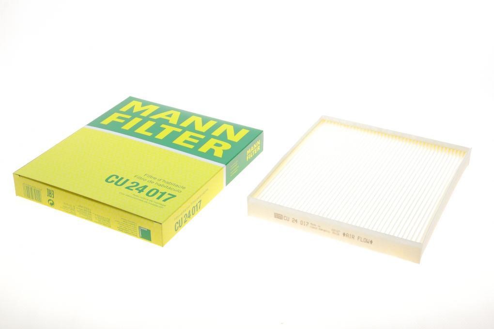 Фільтр салону Kia Sorento 14-/Toyota C-HR 16- MANN-FILTER CU 24 017 UA62, фото 1