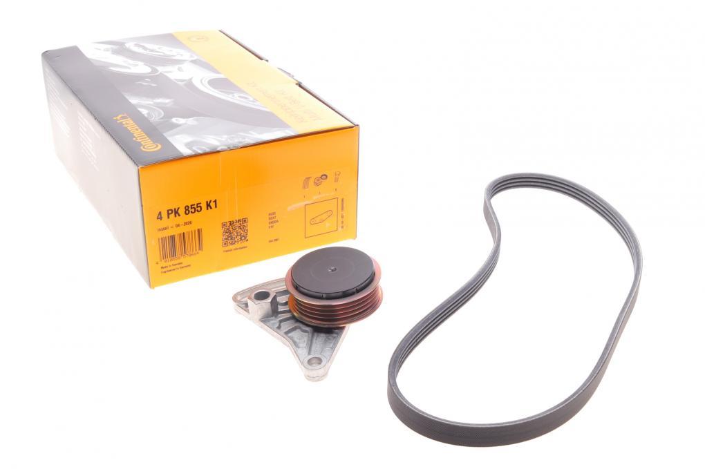 Комплект ременя генератора VW Passat/Audi A4/A6 1.6-2.0TDI 96-05 CONTINENTAL 4PK855K1 UA61