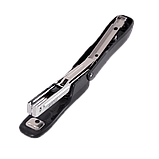 Степлер пластиковий (круглий), JOBMAX, 10 аркушів, (скоби №10), 90x39x24мм, чорний, фото 2