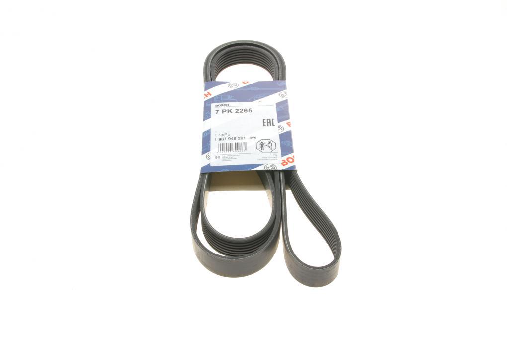 Ремінь генератора Honda Accord 2.2 i-CDTi 04-08 (7PK2265) BOSCH 1 987 946 261 UA62