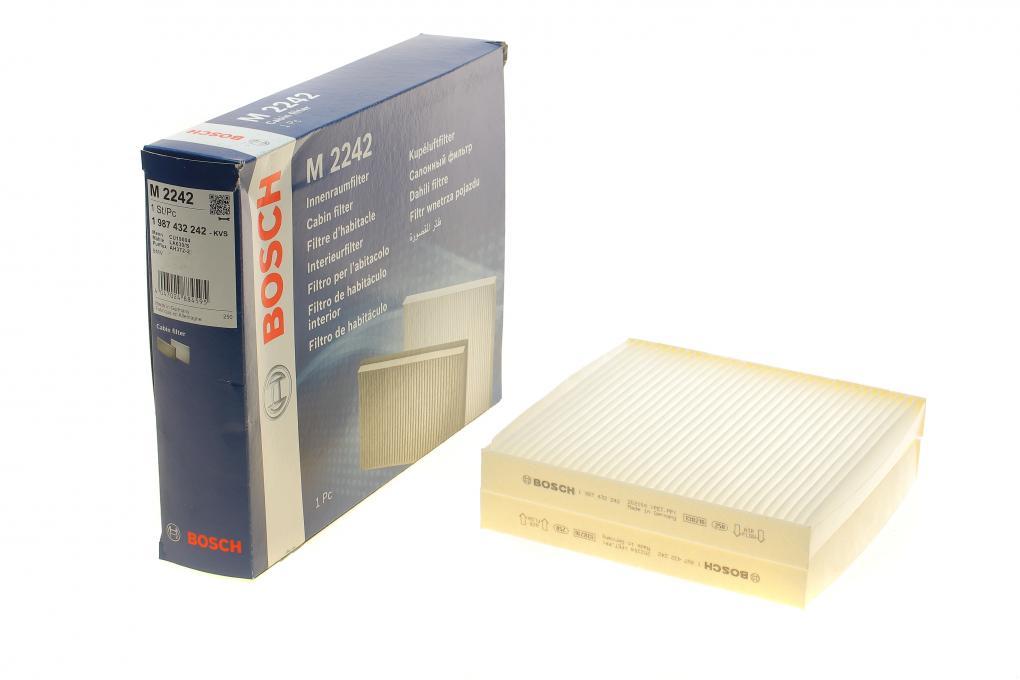 Фільтр салону BMW X3 (F25)/X4 (F26) 2.0/3.0D 10-18 (к-кт 2 шт.) BOSCH 1 987 432 242 UA62, фото 1