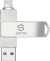 Внешний USB-накопитель JDTDC для iPhone, iPad 256 ГБ. Флеш-накопитель для Apple