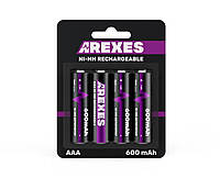 Аккумулятор Arexes 600 mAh Ni-Mh никель-металлогидридный 1.2v 10450 aaa