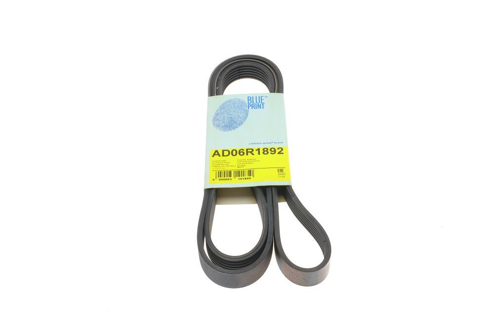 Ремінь генератора BMW X5/ Ford Focus 1.4-1.6 16V 98-/ Chevrolet Evanda/ Rezzo 2.0 05- (6PK1892) AD06R1892 UA62