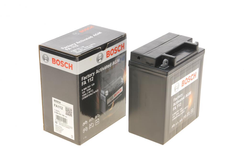 Акумуляторна батарея 12Ah/125A (134х81х160/+R/B0) (AGM) Factory Activated AGM BOSCH 0 986 FA1 120 UA62