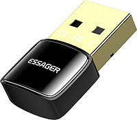 Bluetooth-адаптер Essager Starlord USB Bluetooth 5.0 передатчик для компьютера, ноутбука Black (EBT50-XJ01-Z)