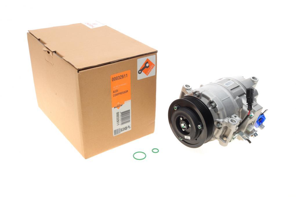 Компресор кондиціонера VW Touareg 04-18/Audi Q7 3.0TDI 06-15 NRF 32611 UA61, фото 1
