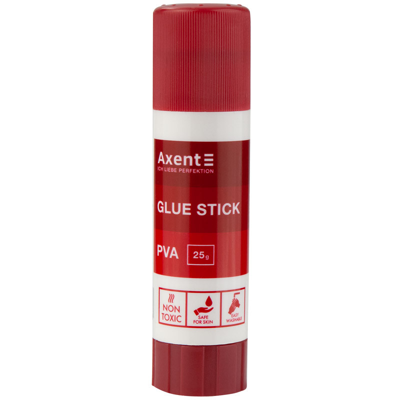 Клей-олівець PVA Axent 7103-A, 25г, 12 шт