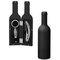 Подарунковий набір для вина 23х6х6 см Пляшка 3в1, набір сомельє, фото 4