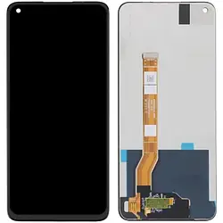 Дисплей для Oppo A76/A36 модуль у зборі (екран та сенсор) p/n:P6604H3L0-FPCA, Чорний