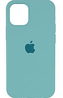 Чехол на iPhone 12 Pro Max (на айфон 12 про макс) темно-бирюзовый цвет