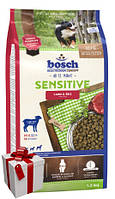 Сухий корм Bosch Sensitive Ягня та рис для чутливого травлення 3кг, дорослих собак схильних до алергії