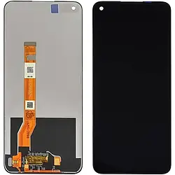 Дисплей для Realme 8i/9i/Narzo 50 4G модуль у зборі (екран та сенсор) p/n:BS066FBM-L05-MB00, Чорний