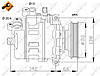 Компресор кондиціонера Audi A4/A6 1.9TDI 00-05 NRF 32106 UA62, фото 2
