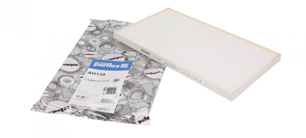 Фільтр салону Audi A6 1.8/2.0/2.3 94- PURFLUX AH139 UA62, фото 1