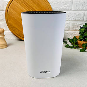 Біла браш-підставка для ножів і кухонного приладдя ARDESTO Gemini, фото 2