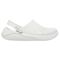 Crocs LiteRide Almost White, Кроксы лайтрайд белые мужские женские унисекс оригинал + коробка M11/W13