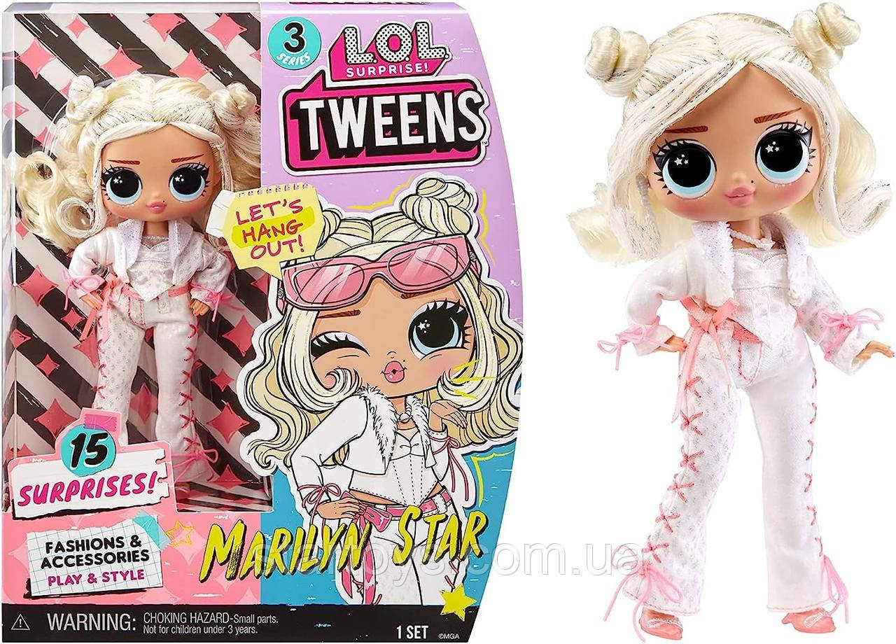 ЛОЛ Сюприз Твінс Серія 3 Мерілін Старий L.O.L. Surprise! Tweens Series 3 Marilyn Star Fashion Doll