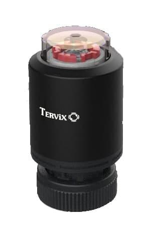 Термопривід Tervix ProLine Egg 2 М30х1.5 НЗ для колекторів теплих підлог і радіаторів чорний TERVIX