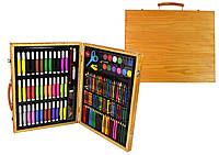 Детский набор художника кейс, чемодан для творчества детский (150 предметов), AVI