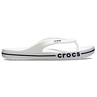 Crocs Bayaband Flip White оригинальные, Кроксы вьетнамки черные мужские женские унисекс оригинал + коробка